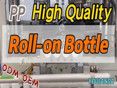 Plastikowa butelka rolkowa do produktów do pielęgnacji osobistej PP przenośna butelka rolkowa