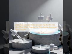 Szklana pipeta z podziałką do butelek z olejkiem eterycznym 1Oz 10Ml 30Ml 100Ml, szklana pipeta z podziałką