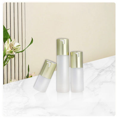 3 sztuk pojemnik z pompą do płynu mięśniowego Flaska z pompą bez powietrza 15 ml 30 ml 50 ml Dla świeżych produktów