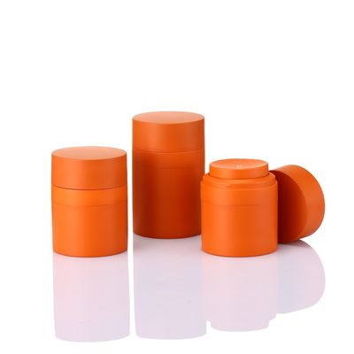 30 50 100g Okrągłe, przyjazne dla środowiska plastikowe słoiki kosmetyczne z zamrożeniem