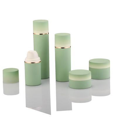 50 ml do 150 ml plastikowa butelka bez powietrza i słoik zestaw PETG krem do twarzy pojemnik Logo klienta